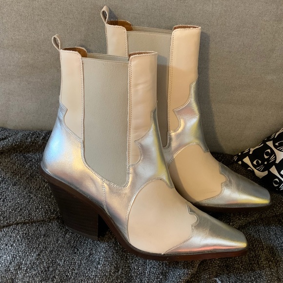 & other stories silver boots
